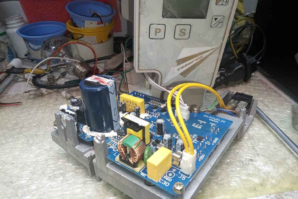 تعمیر موتور و برد چرخ خیاطی جک